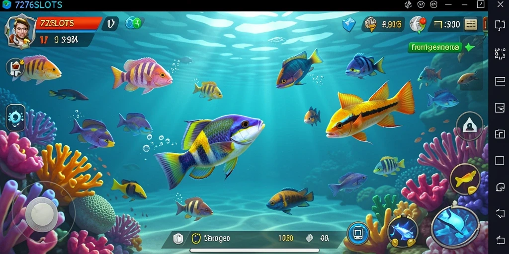 Screenshot gameplay Tembak Ikan yang seru di 7276SLOTS.