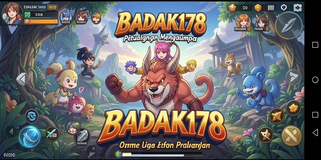 Tampilan gameplay BADAK178 menampilkan karakter Anime yang memukau.
