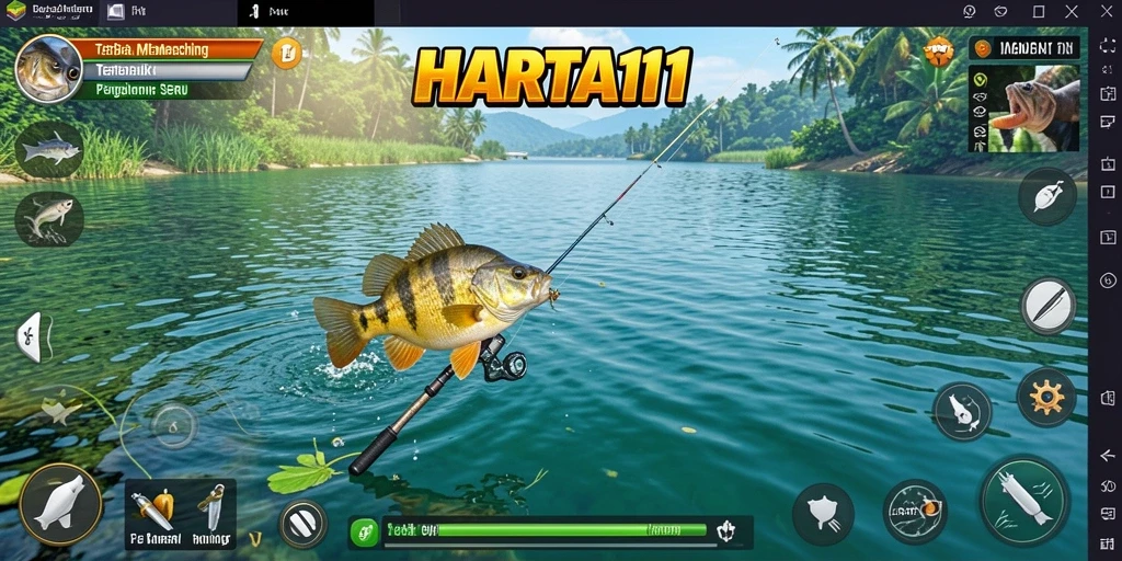 Tampilkan pengalaman memancing yang seru dan memikat di HARTA11.