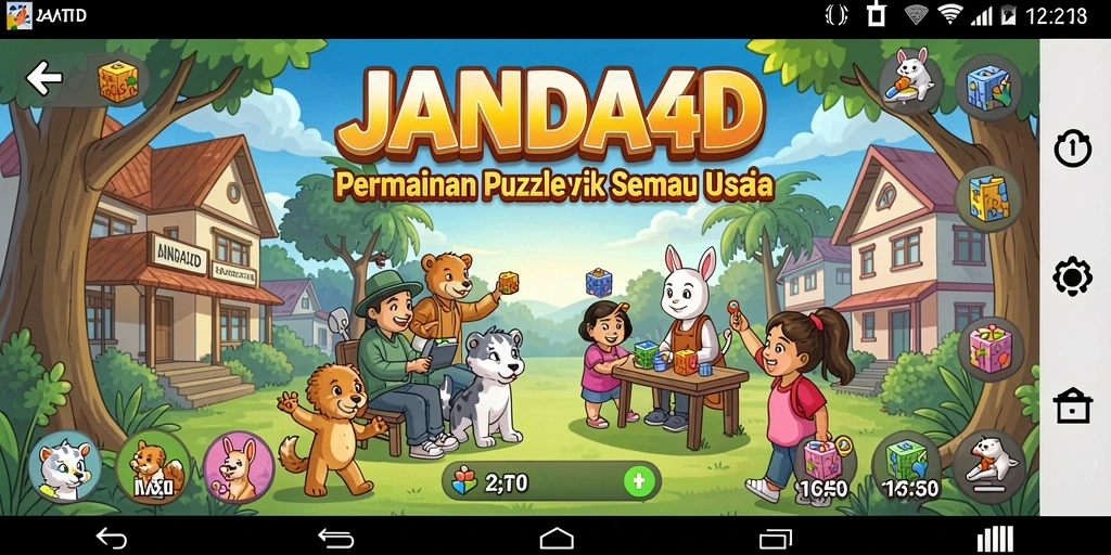 Screenshot JANDA4D menampilkan gameplay menarik dari puzzle yang menantang.