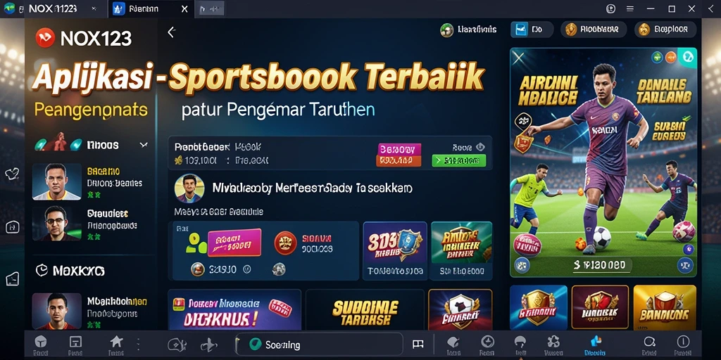 Tampilan menarik dari gameplay NOX123 dalam taruhan sportsbook.