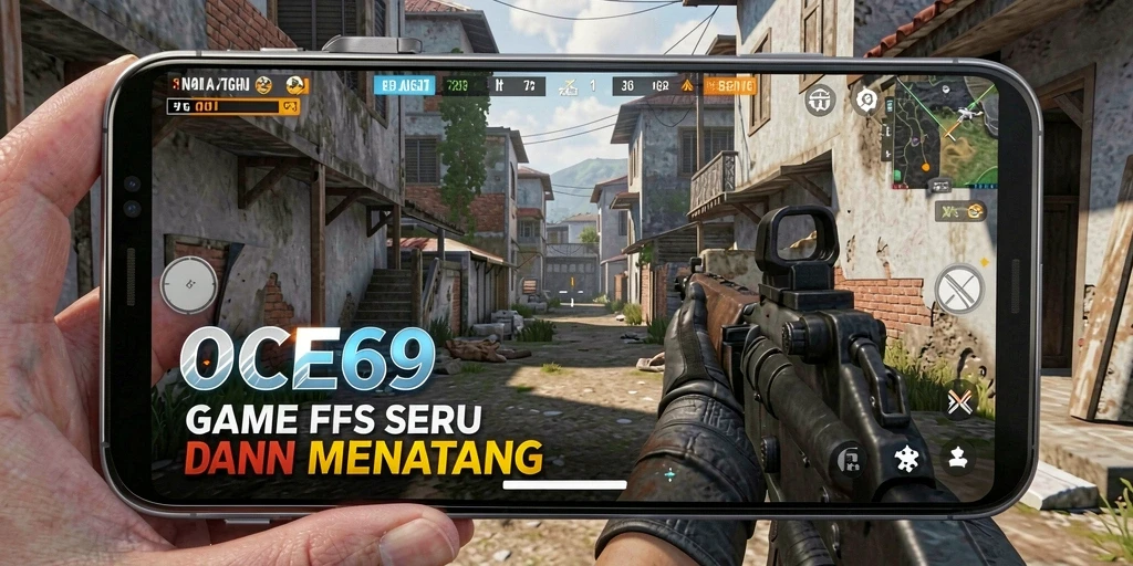 Tampilan gameplay FPS dari OCE69 yang menegangkan dan seru.