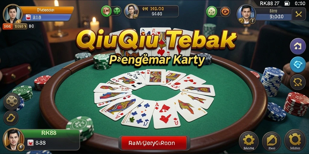 Screenshot gameplay QiuQiu RK88 yang mendebarkan.