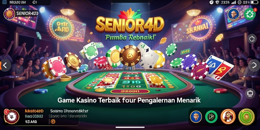 Tampilan menarik dari gameplay Kasino SENIOR4D yang mengasyikkan.