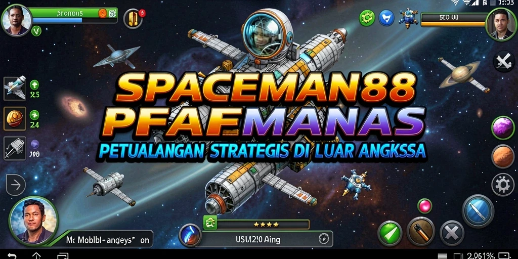 Tangkapan layar permainan SPACEMAN88 menunjukkan aksi luar angkasa yang mendebarkan.